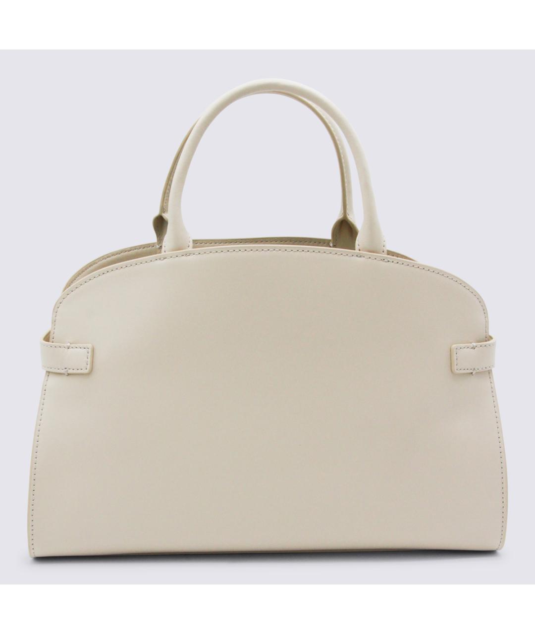 COCCINELLE Белая кожаная сумка тоут, фото 3