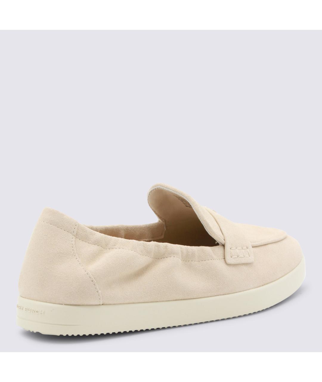 TORY BURCH Бежевые кожаные лоферы, фото 3