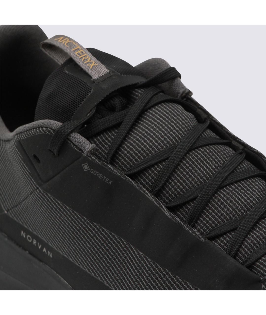 ARCTERYX Черные текстильные низкие кроссовки / кеды, фото 4