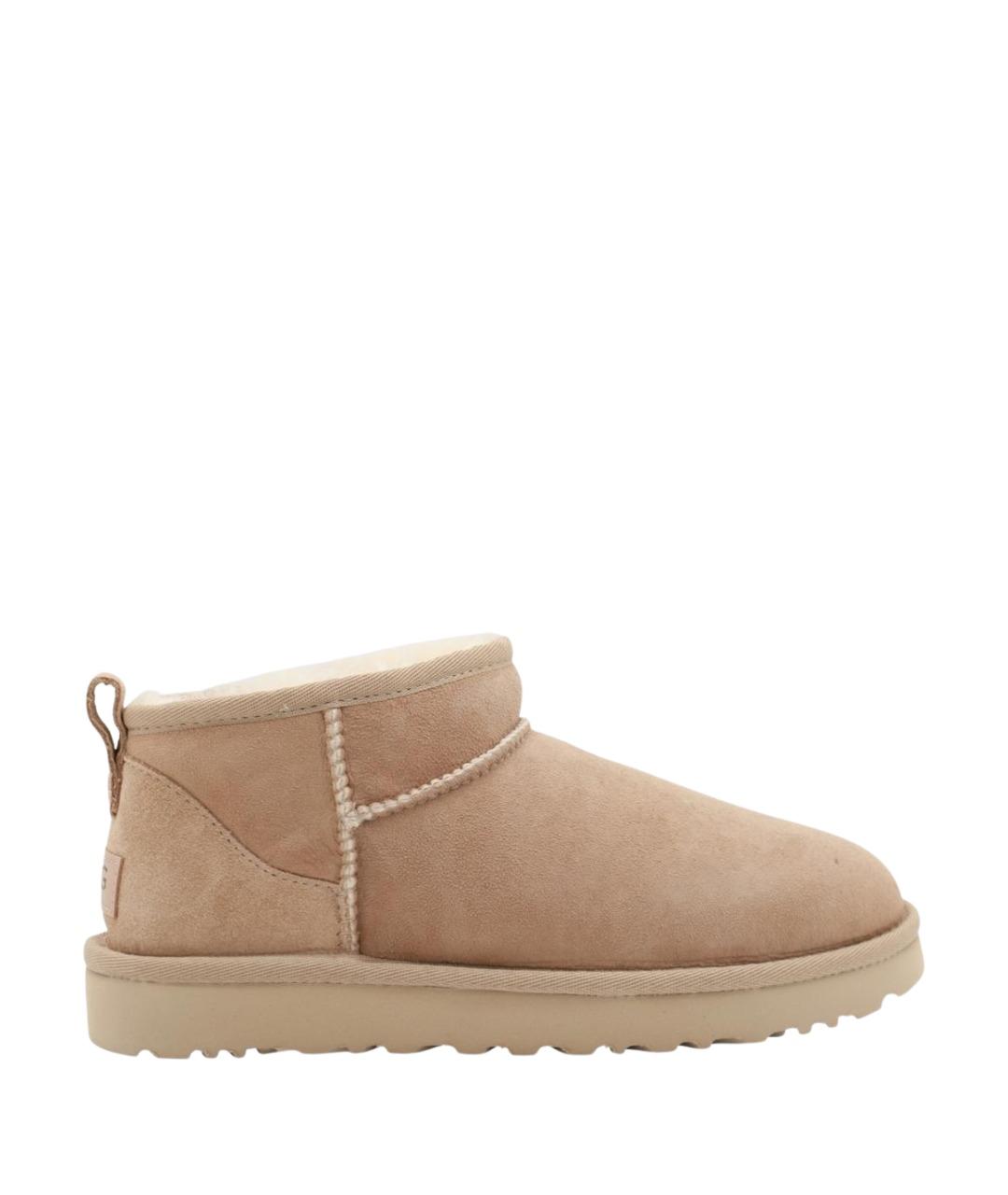 UGG AUSTRALIA Бежевые нубуковые ботинки, фото 1
