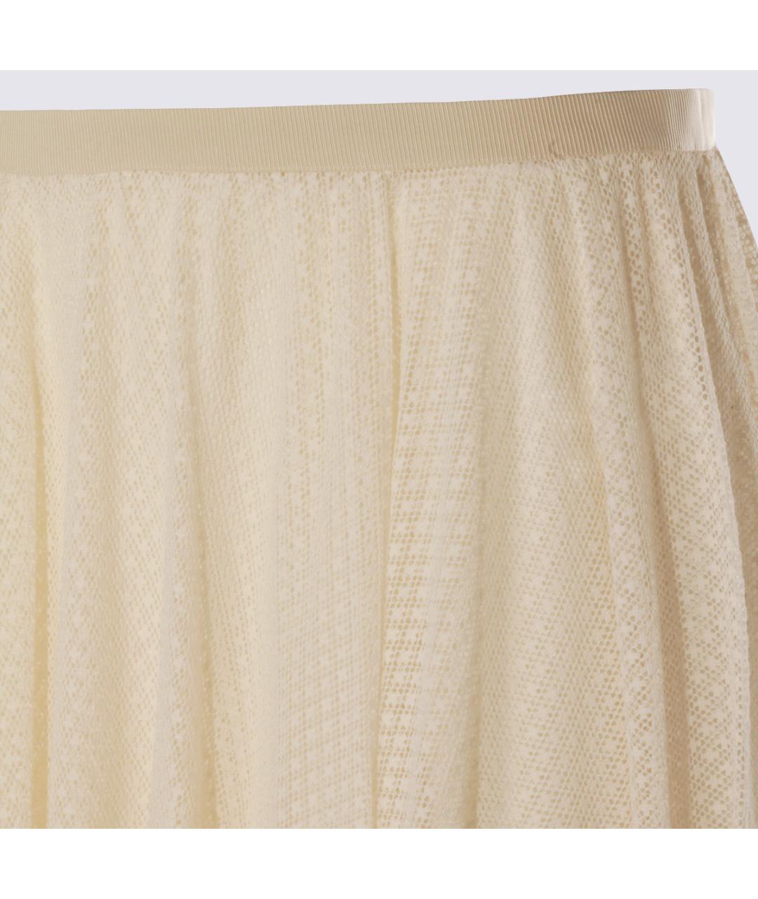 FABIANA FILIPPI Белая хлопковая юбка миди, фото 4