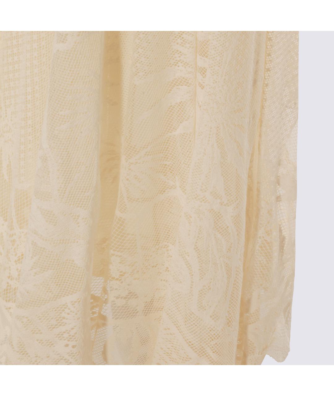 FABIANA FILIPPI Белая хлопковая юбка миди, фото 3