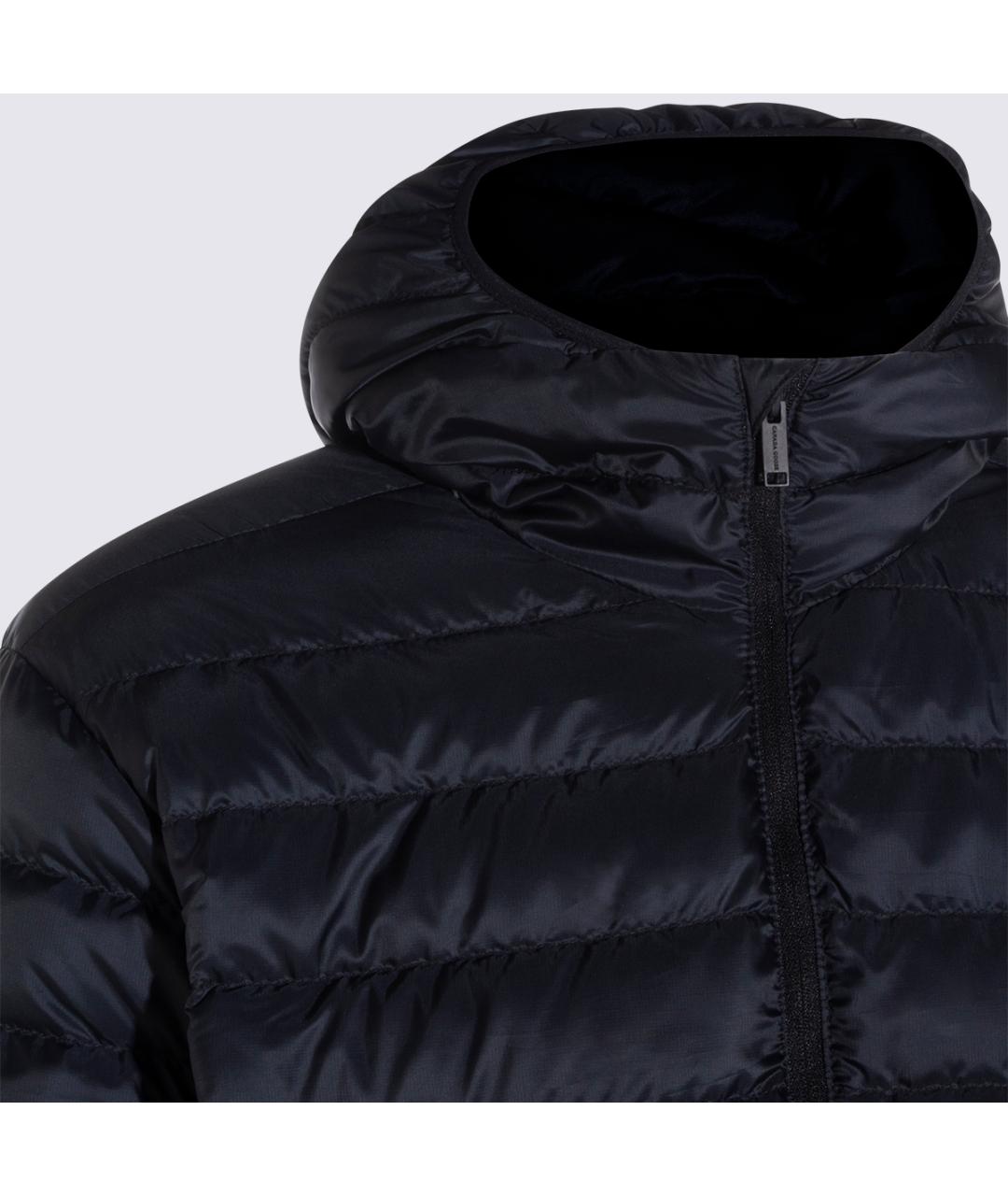 CANADA GOOSE Черная полиэстеровая куртка, фото 4