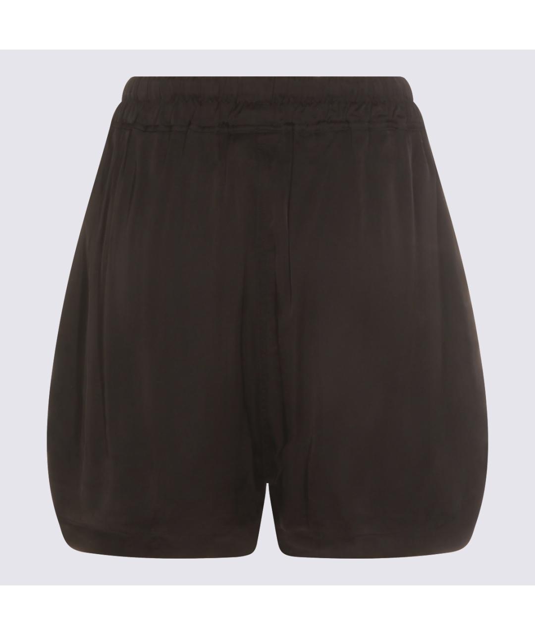 THOM KROM Черные вискозные шорты, фото 2