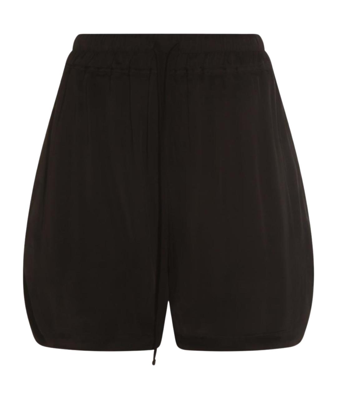 THOM KROM Черные вискозные шорты, фото 1