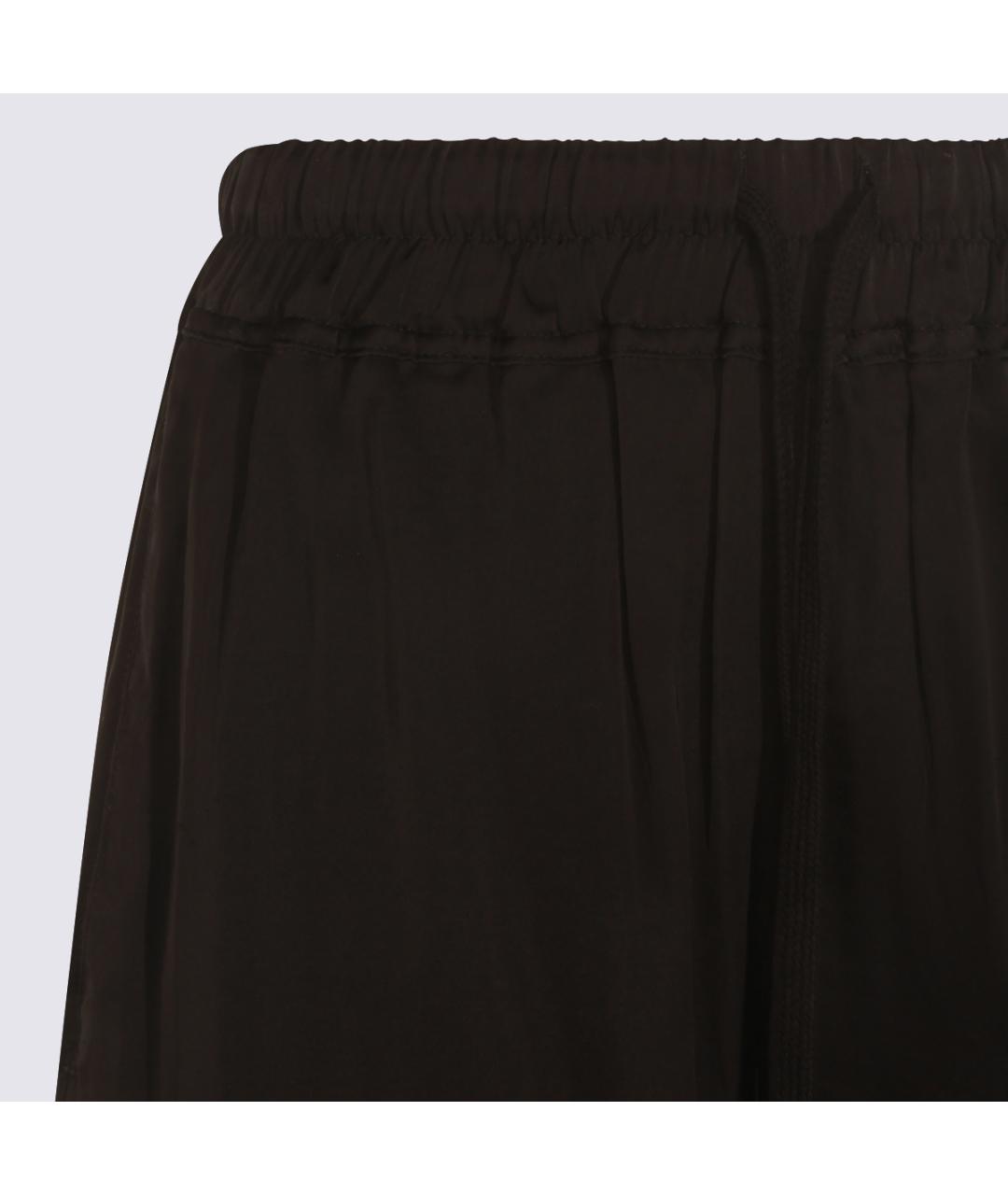 THOM KROM Черные вискозные шорты, фото 3