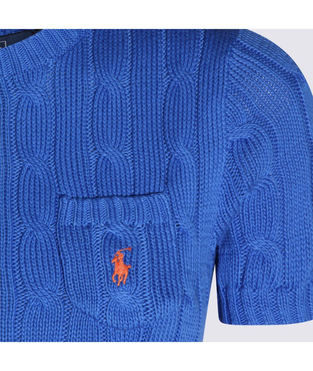 POLO RALPH LAUREN Синий хлопковый джемпер / свитер, фото 3