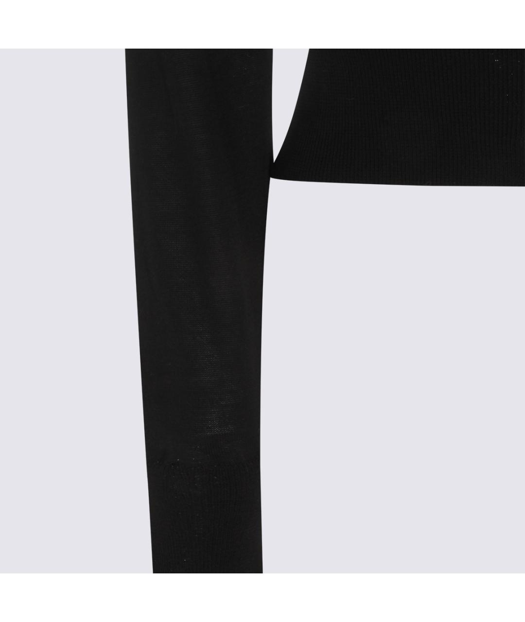 VIVIENNE WESTWOOD Черный хлопковый кардиган, фото 4