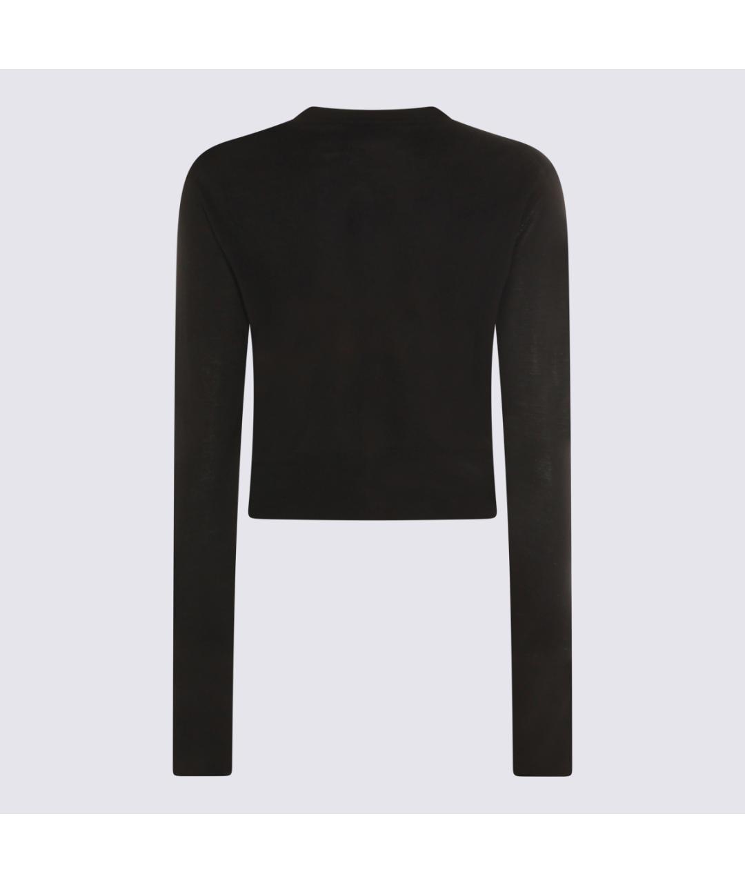 VIVIENNE WESTWOOD Черный хлопковый кардиган, фото 2