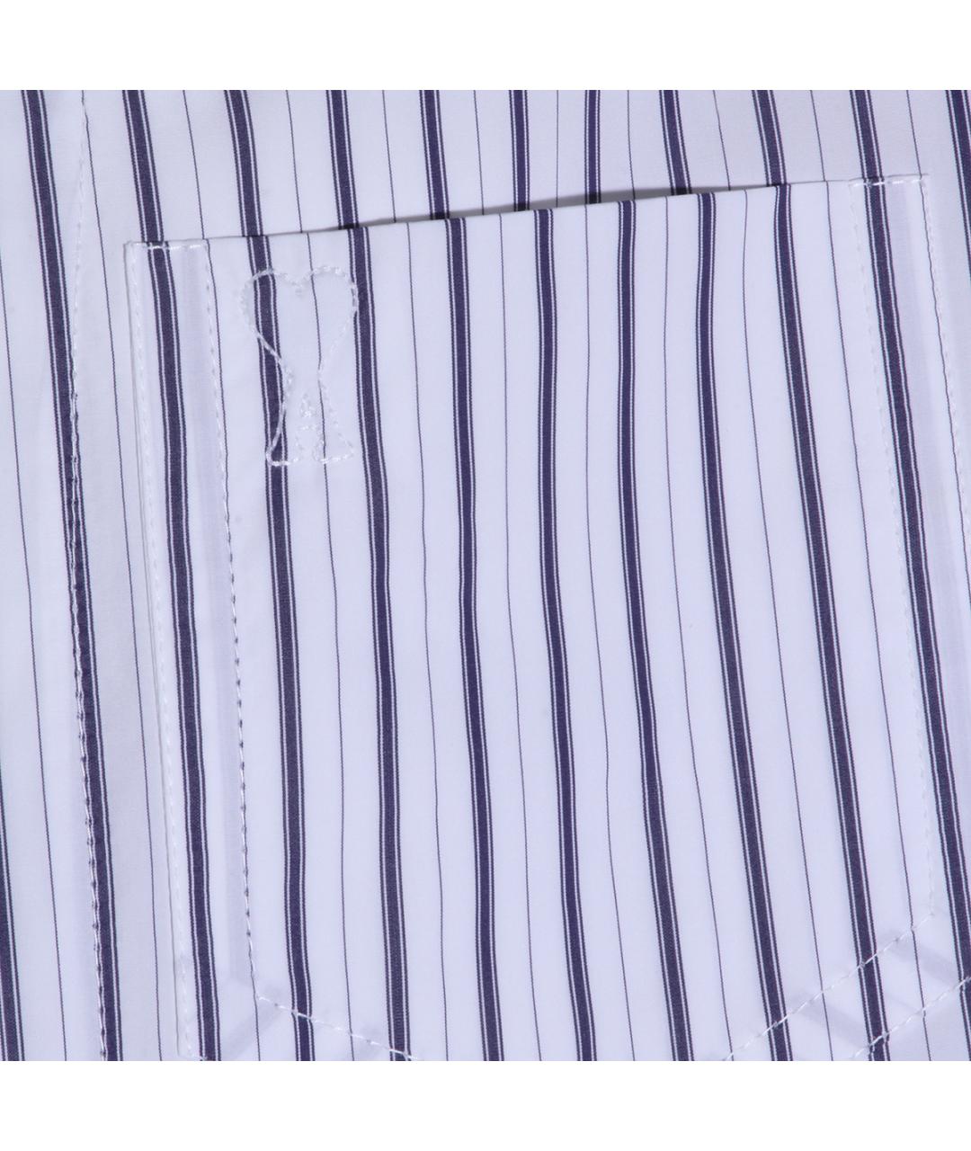 Ami Paris Белая хлопковая кэжуал рубашка, фото 3