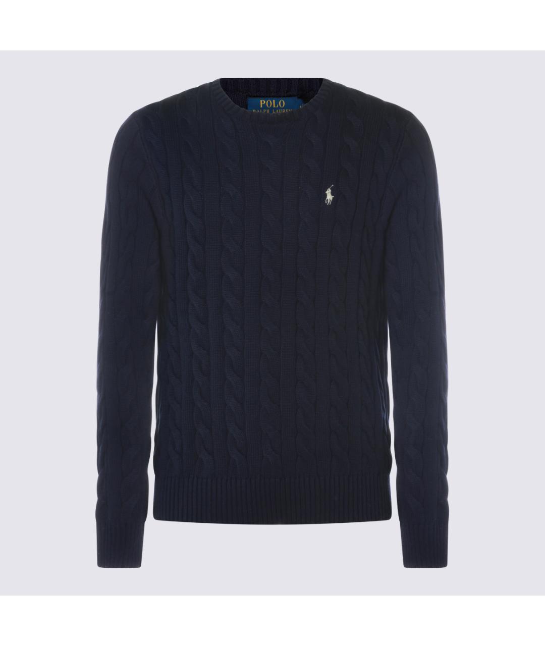 POLO RALPH LAUREN Синий хлопковый джемпер / свитер, фото 5