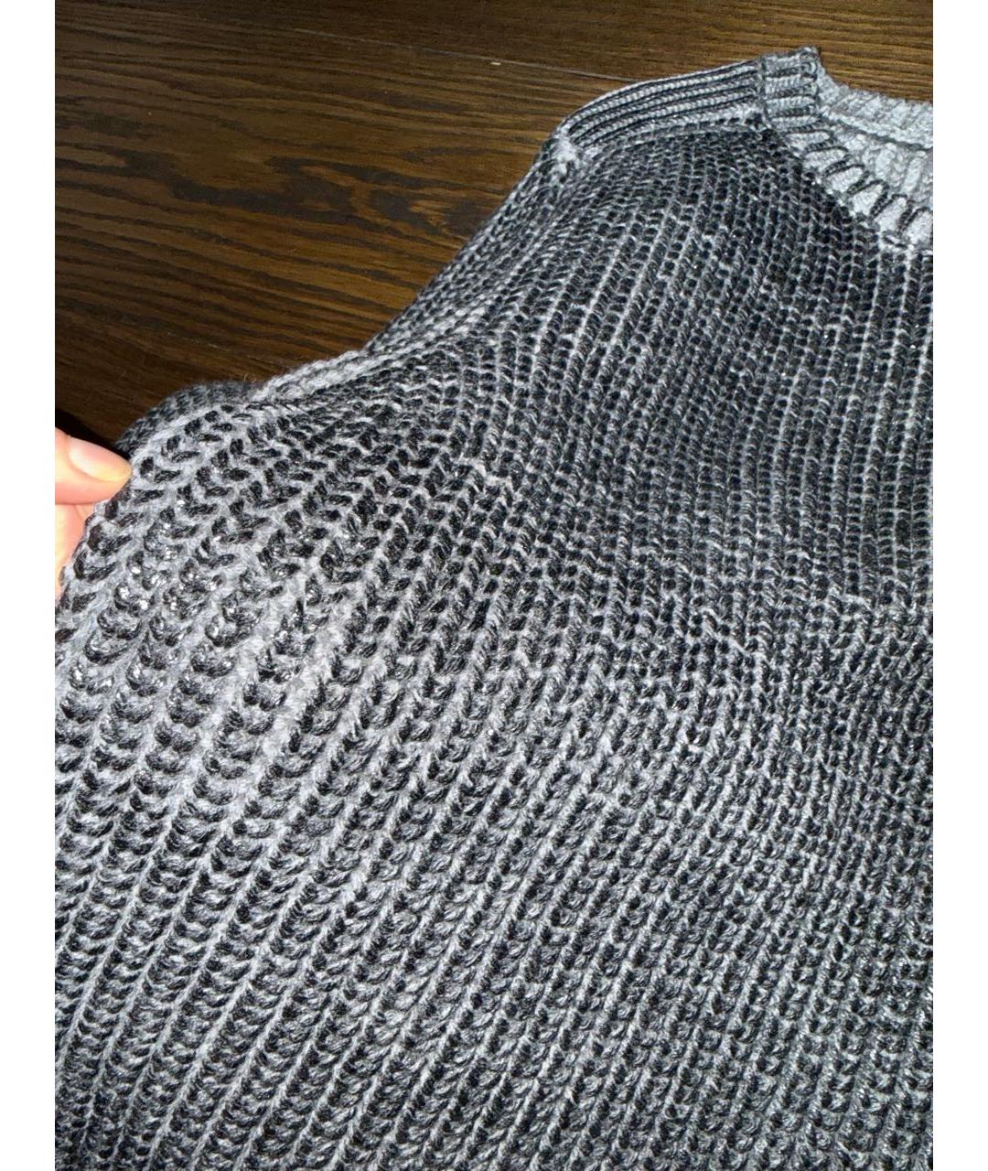 TOM FORD Антрацитовый шерстяной джемпер / свитер, фото 4