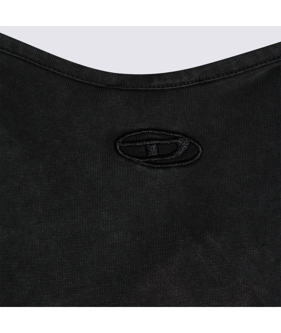 DIESEL Черная майка, фото 4
