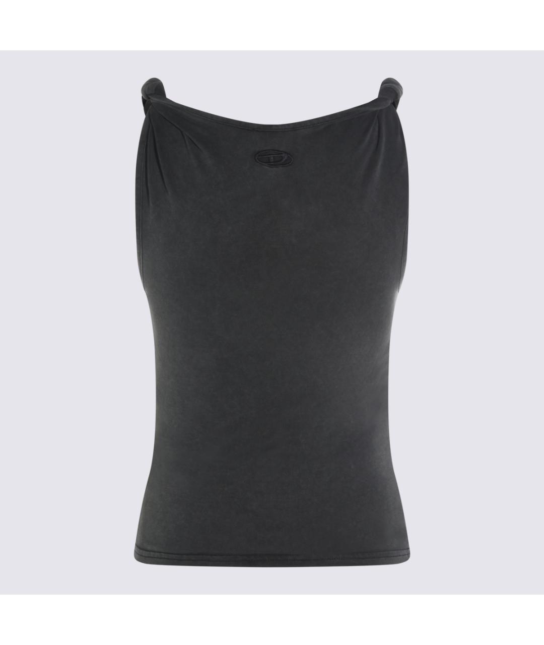 DIESEL Черная майка, фото 2