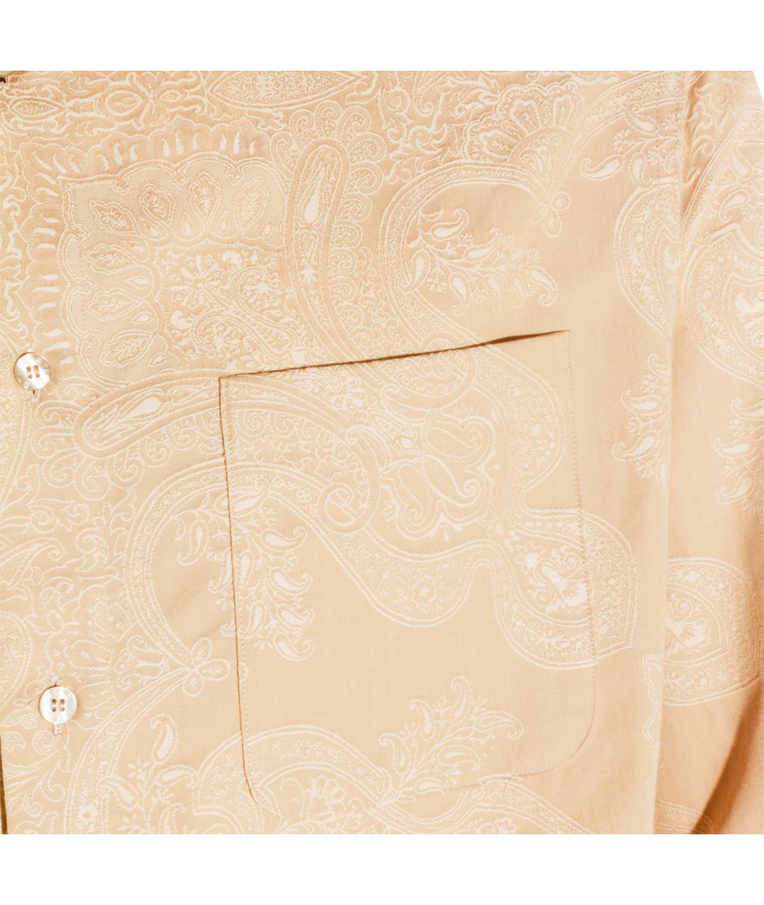 ETRO Бежевая хлопковая кэжуал рубашка, фото 3