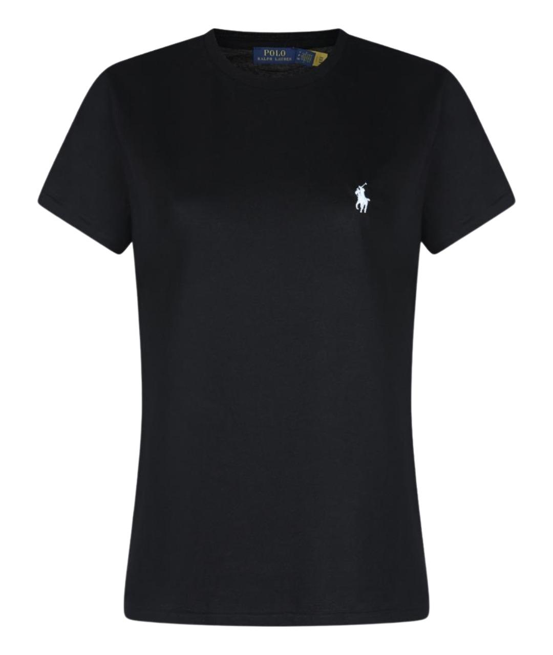 POLO RALPH LAUREN Черная хлопковая футболка, фото 1