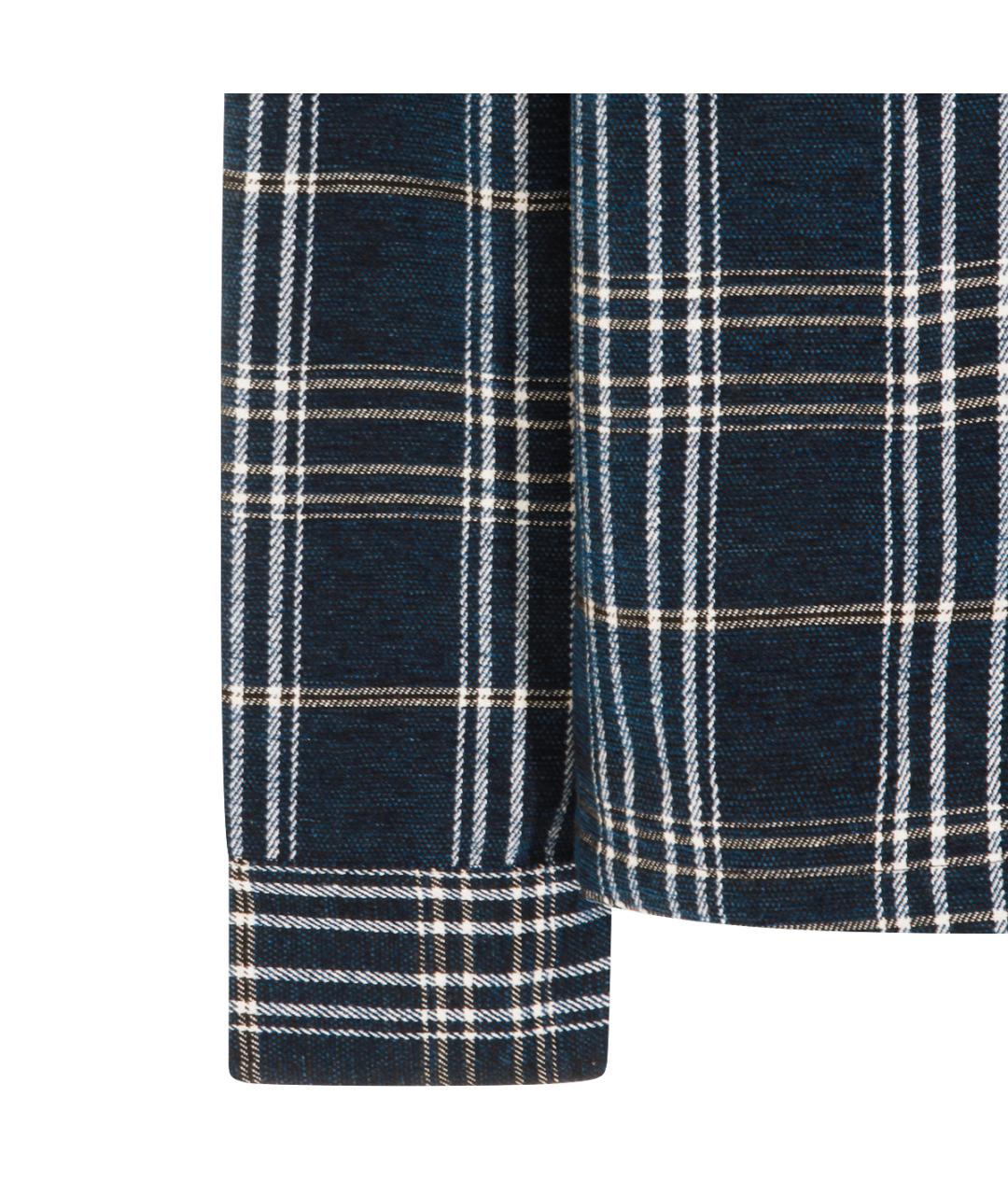 DAILY PAPER Синяя хлопковая кэжуал рубашка, фото 4