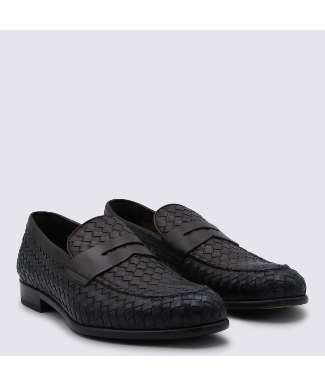 DOUCAL'S Коричневые кожаные лоферы, фото 2