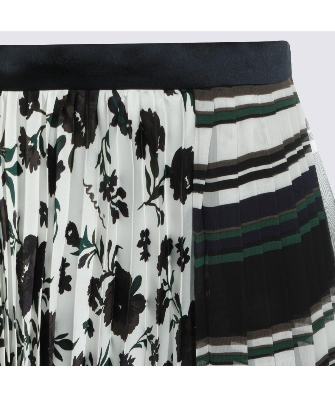 SACAI Мульти полиэстеровая юбка миди, фото 3