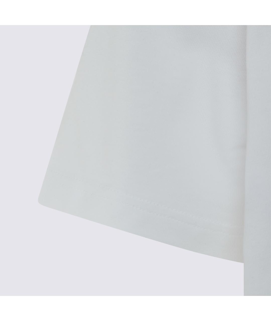 CASABLANCA Белая хлопковая футболка, фото 3