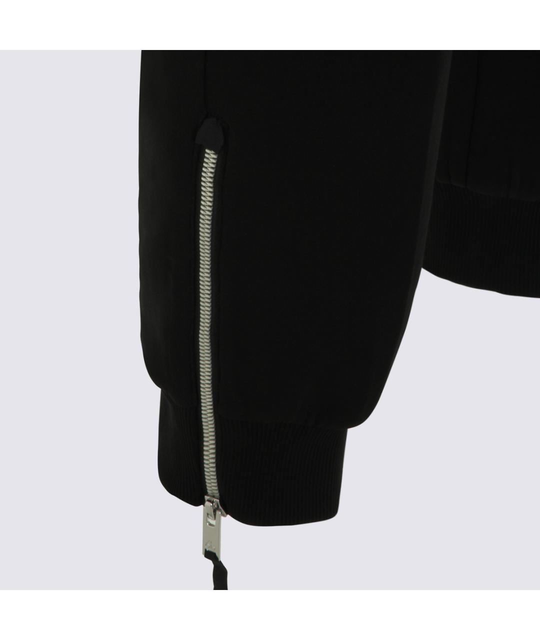 MOOSE KNUCKLES Черные хлопковые прямые брюки, фото 4