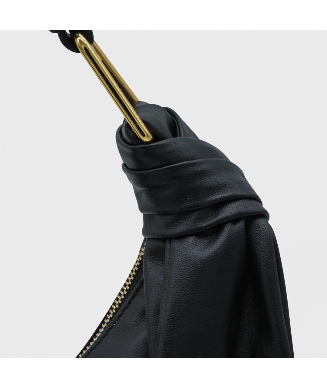 COCCINELLE Черная кожаная сумка через плечо, фото 4