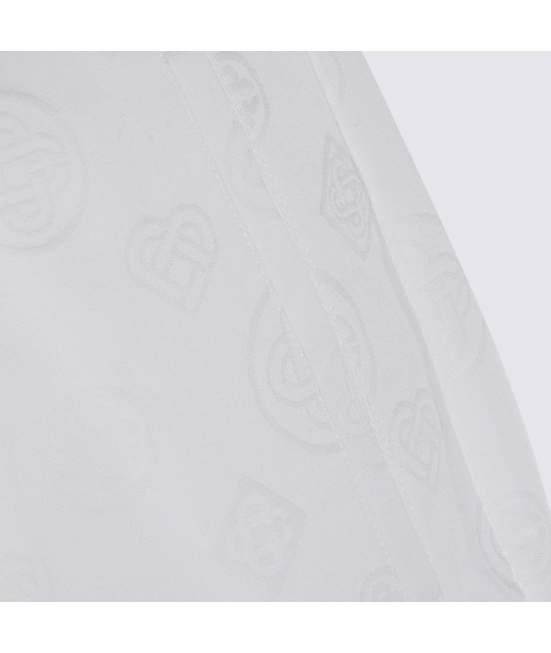 CASABLANCA Белые хлопковые шорты, фото 4