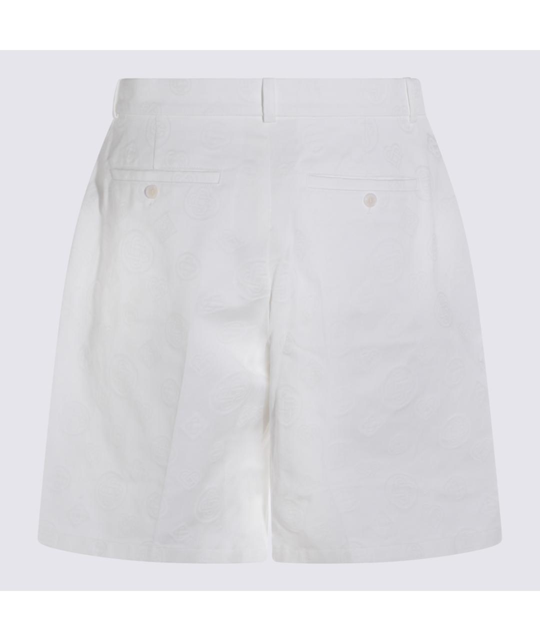 CASABLANCA Белые хлопковые шорты, фото 2