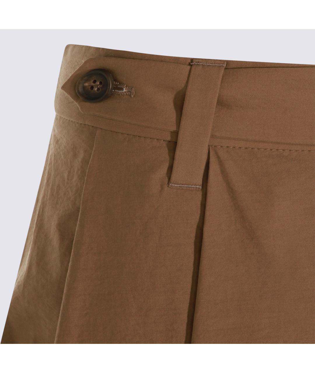 BRUNELLO CUCINELLI Бежевая хлопковая юбка миди, фото 3