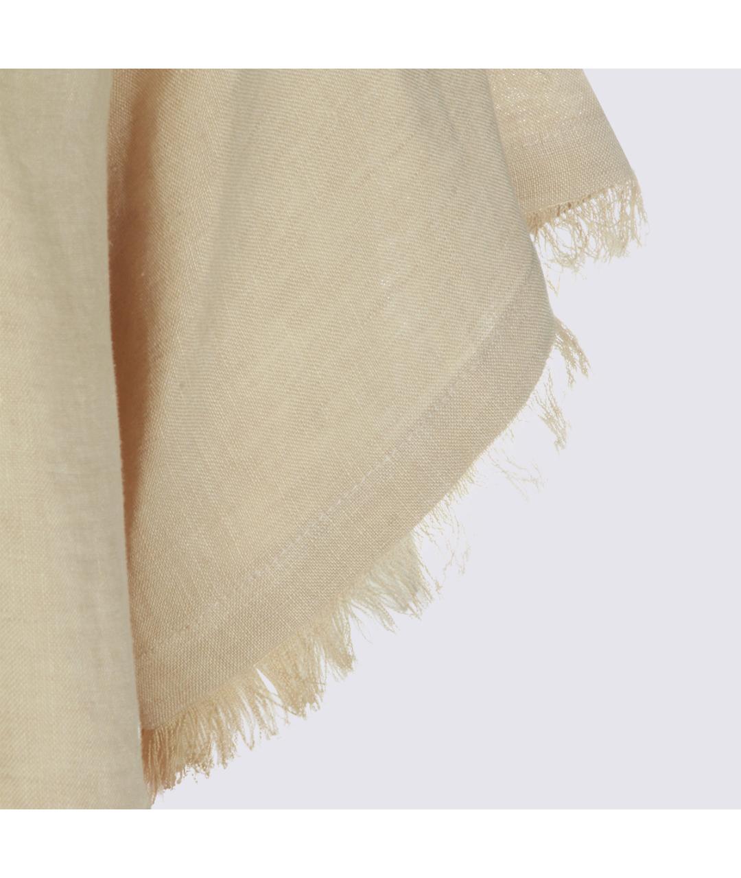 ANTONELLI FIRENZE Бежевая льняная рубашка, фото 3