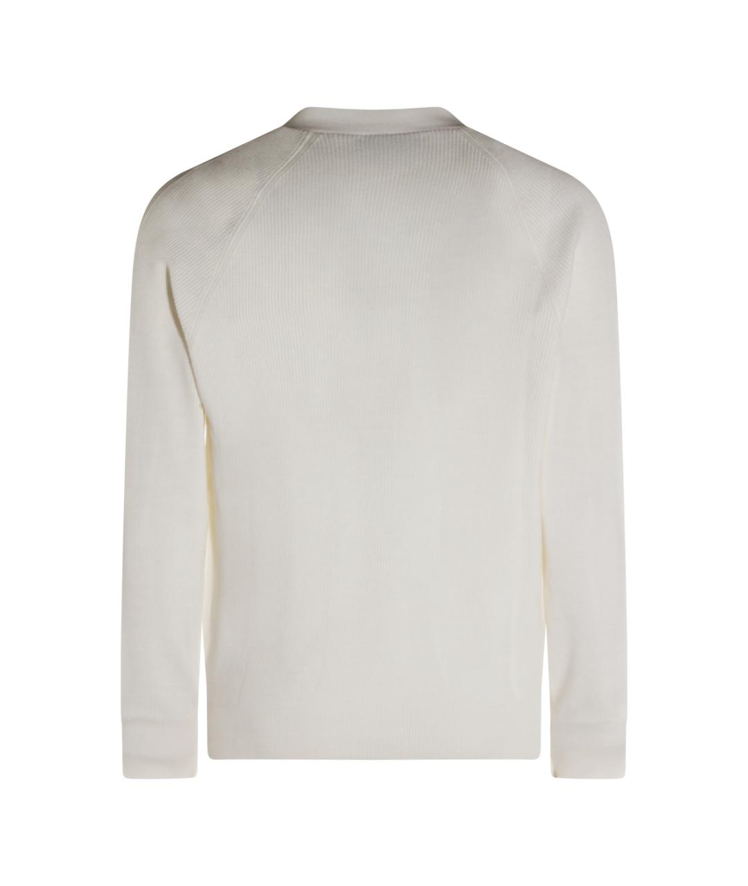 BRUNELLO CUCINELLI Белый хлопковый кардиган, фото 2