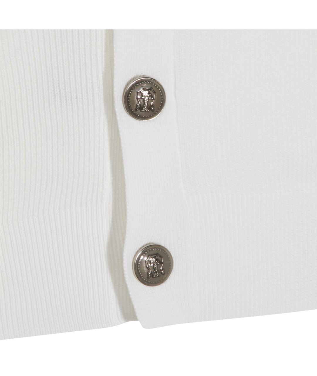 BRUNELLO CUCINELLI Белый хлопковый кардиган, фото 3