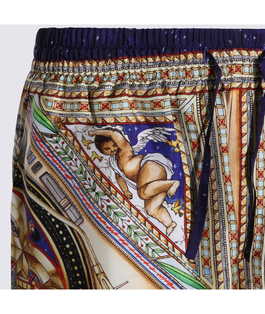 CASABLANCA Мульти шелковые шорты, фото 3