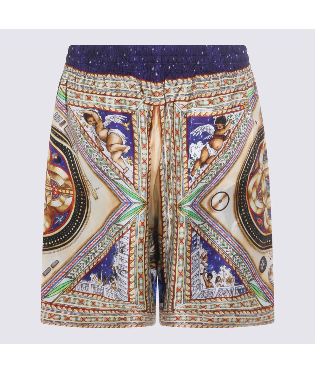 CASABLANCA Мульти шелковые шорты, фото 2