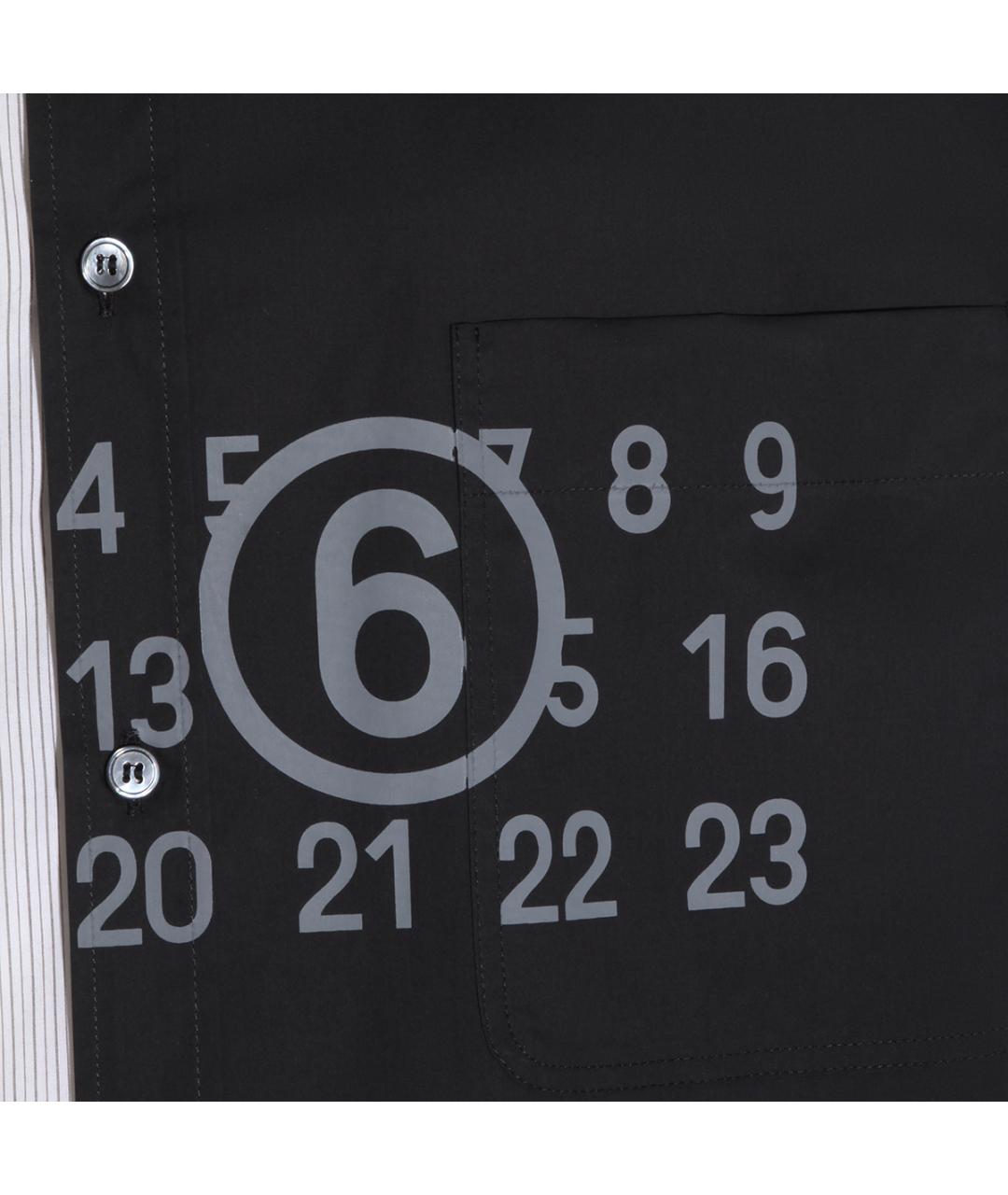 MM6 MAISON MARGIELA Мульти хлопковая кэжуал рубашка, фото 3