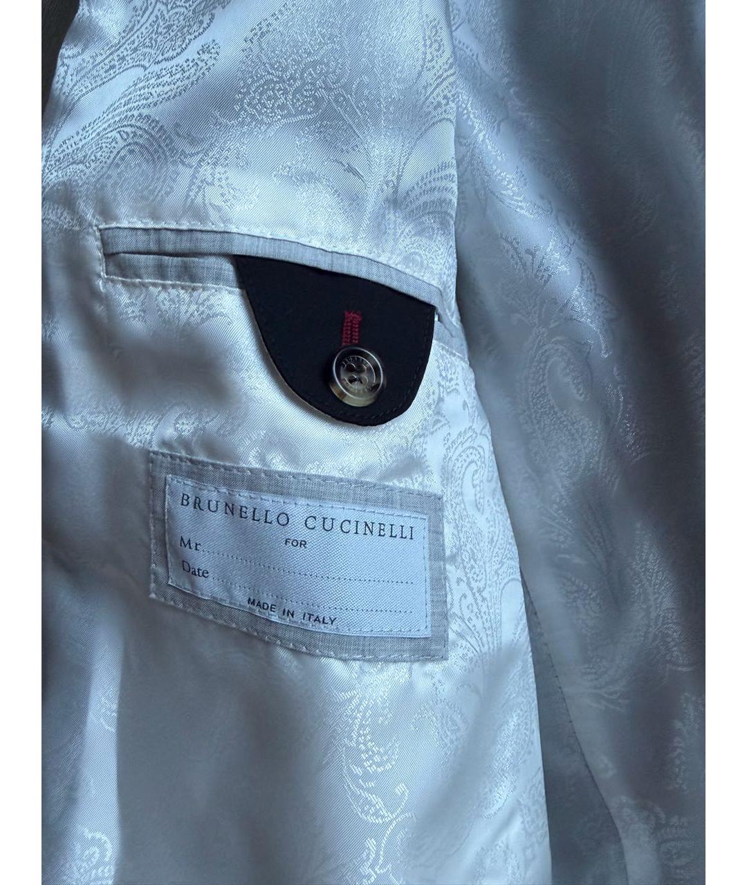 BRUNELLO CUCINELLI Черная хлопковая куртка, фото 7