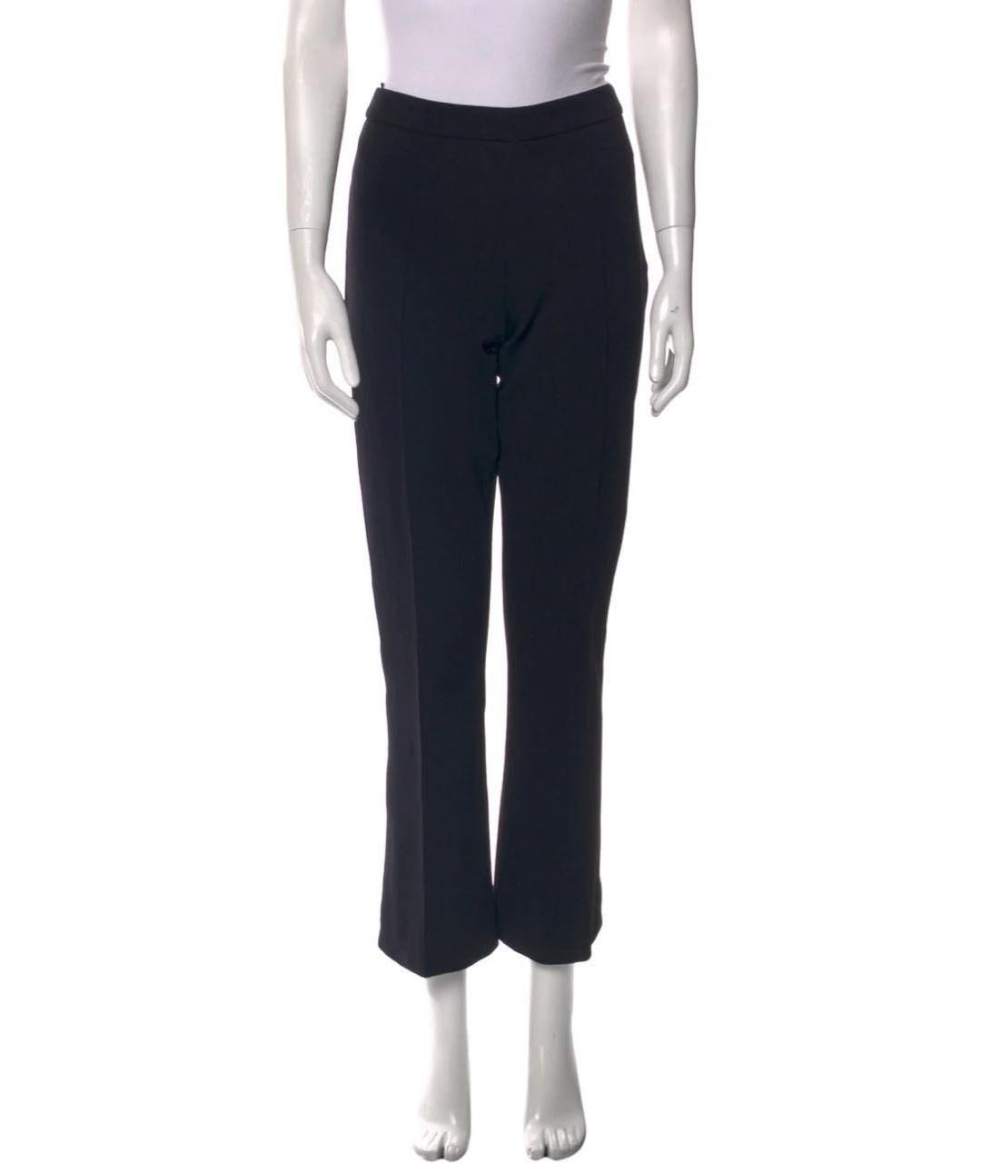 PRADA Черные полиэстеровые брюки узкие, фото 8