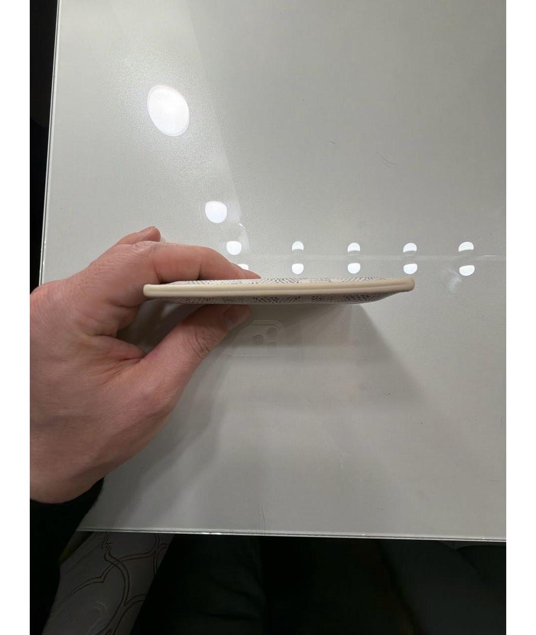 GOYARD Белый кожаный кардхолдер, фото 4