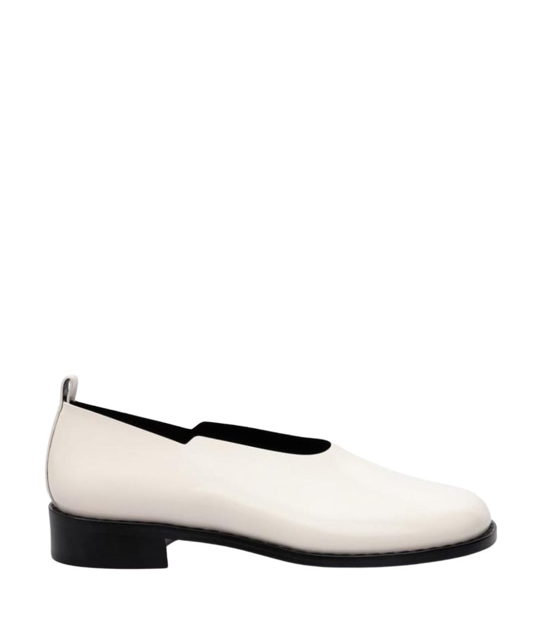 THE ROW Белые кожаные туфли, фото 1