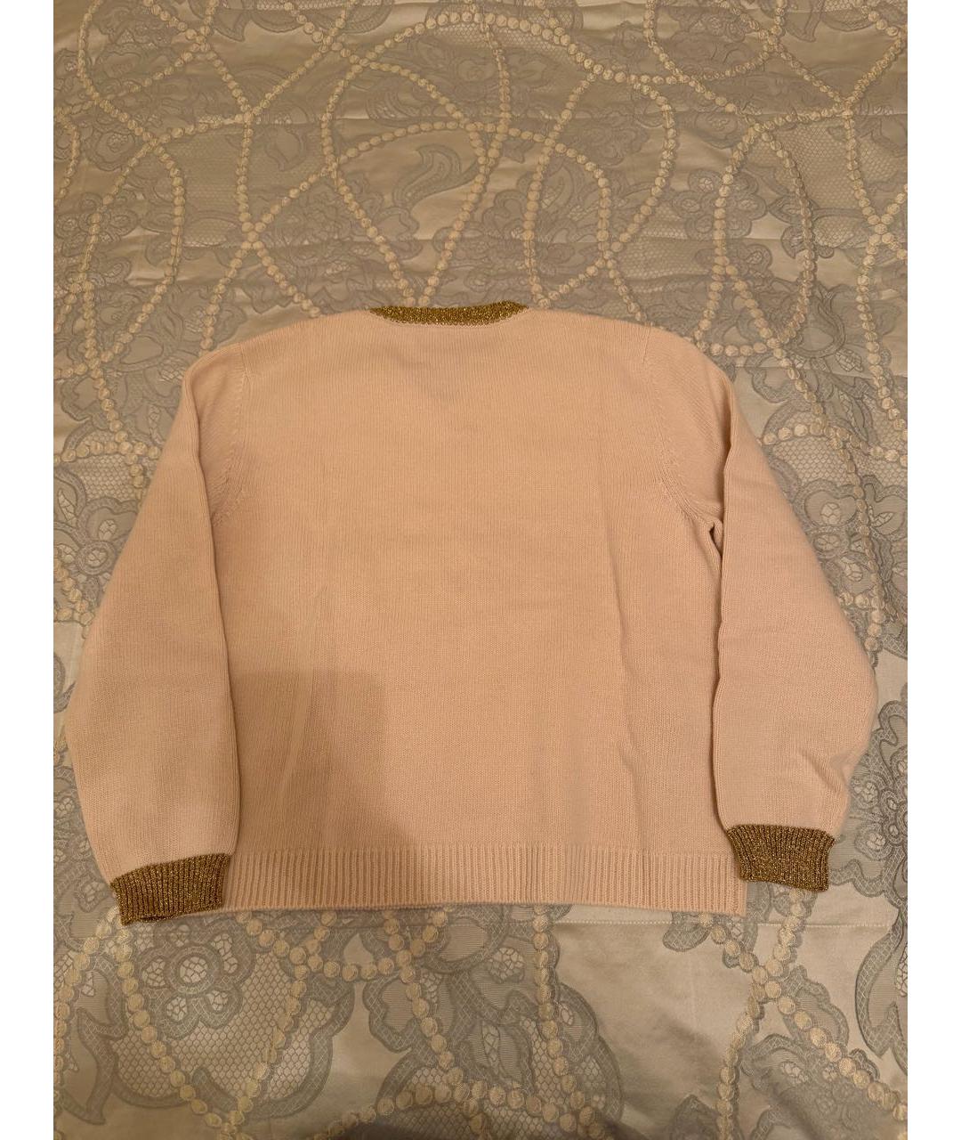 GUCCI Бежевый шерстяной джемпер / свитер, фото 4