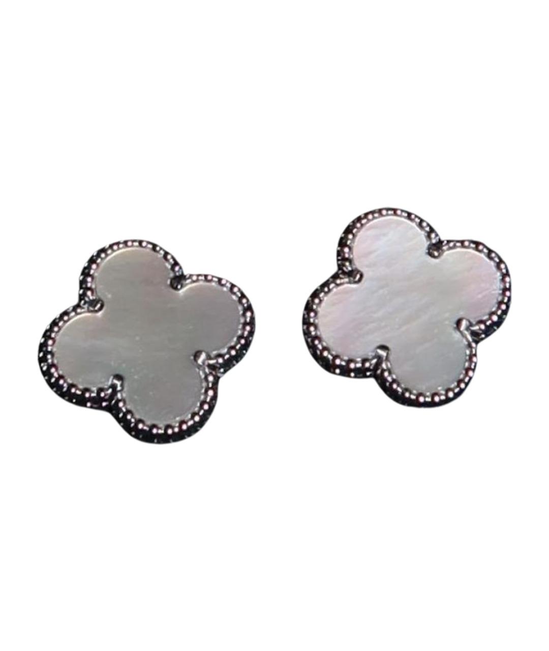 VAN CLEEF & ARPELS Белые серьги из белого золота, фото 1