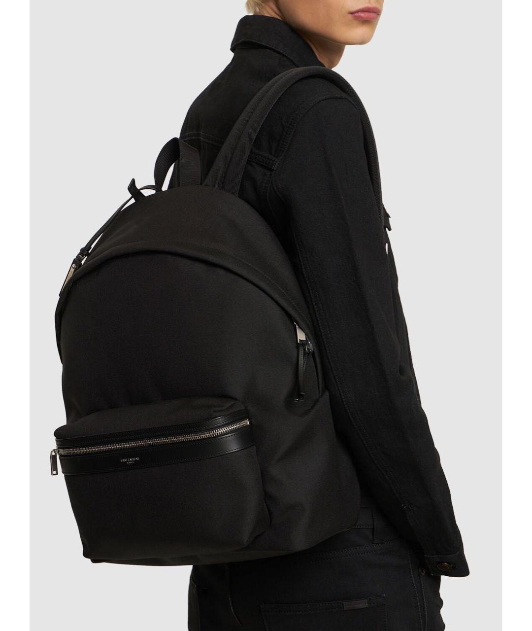 SAINT LAURENT Черный рюкзак, фото 2
