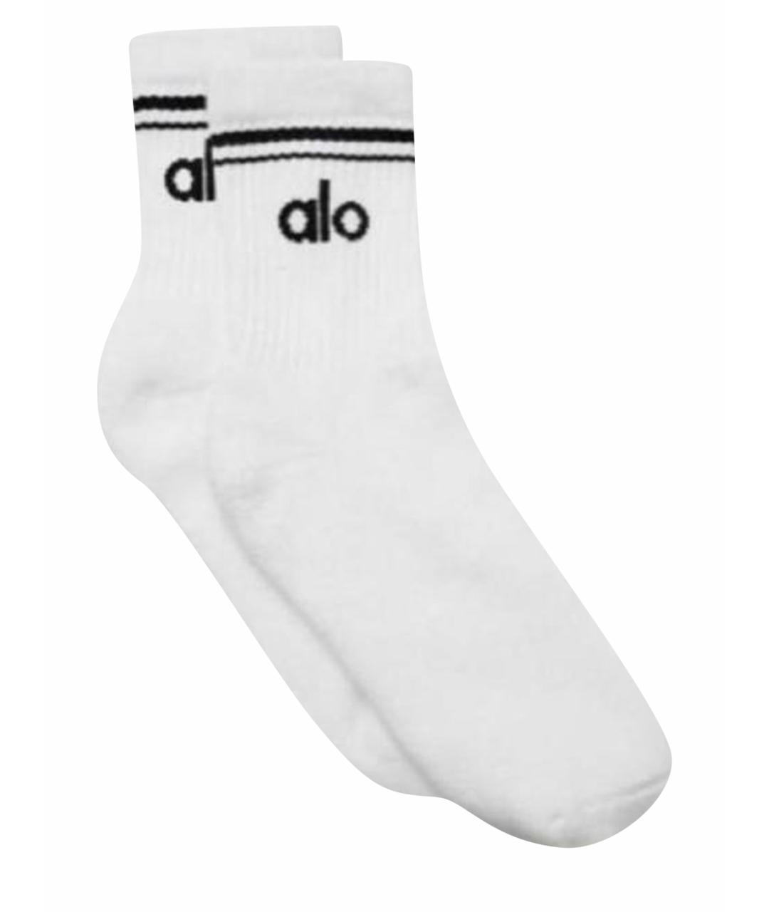 ALO YOGA Белые носки, чулки и колготы, фото 1