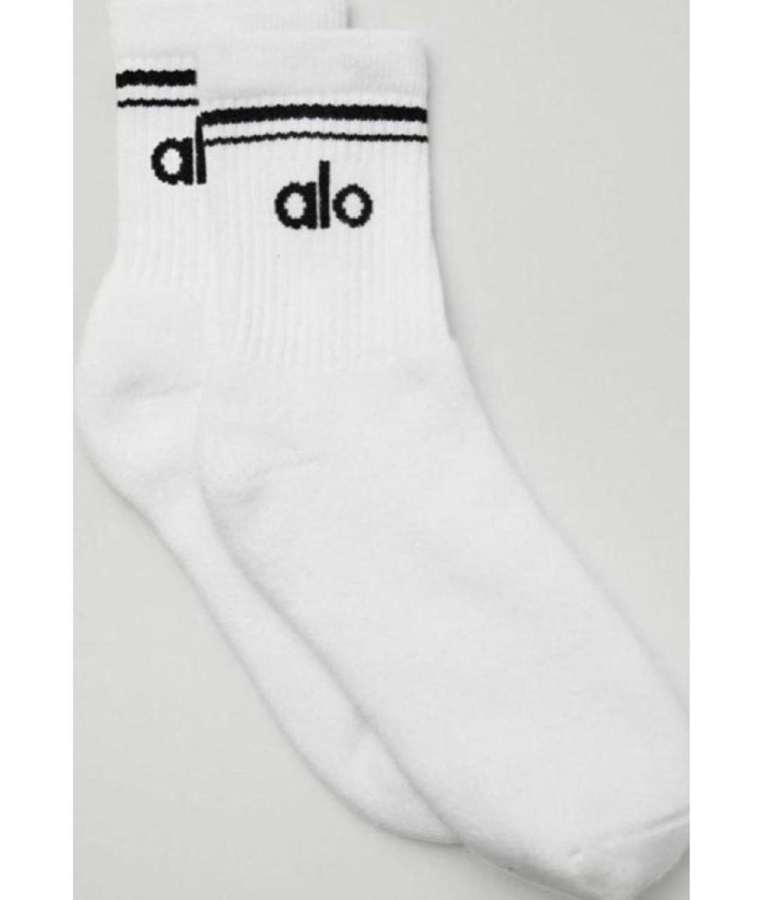 ALO YOGA Белые носки, чулки и колготы, фото 2