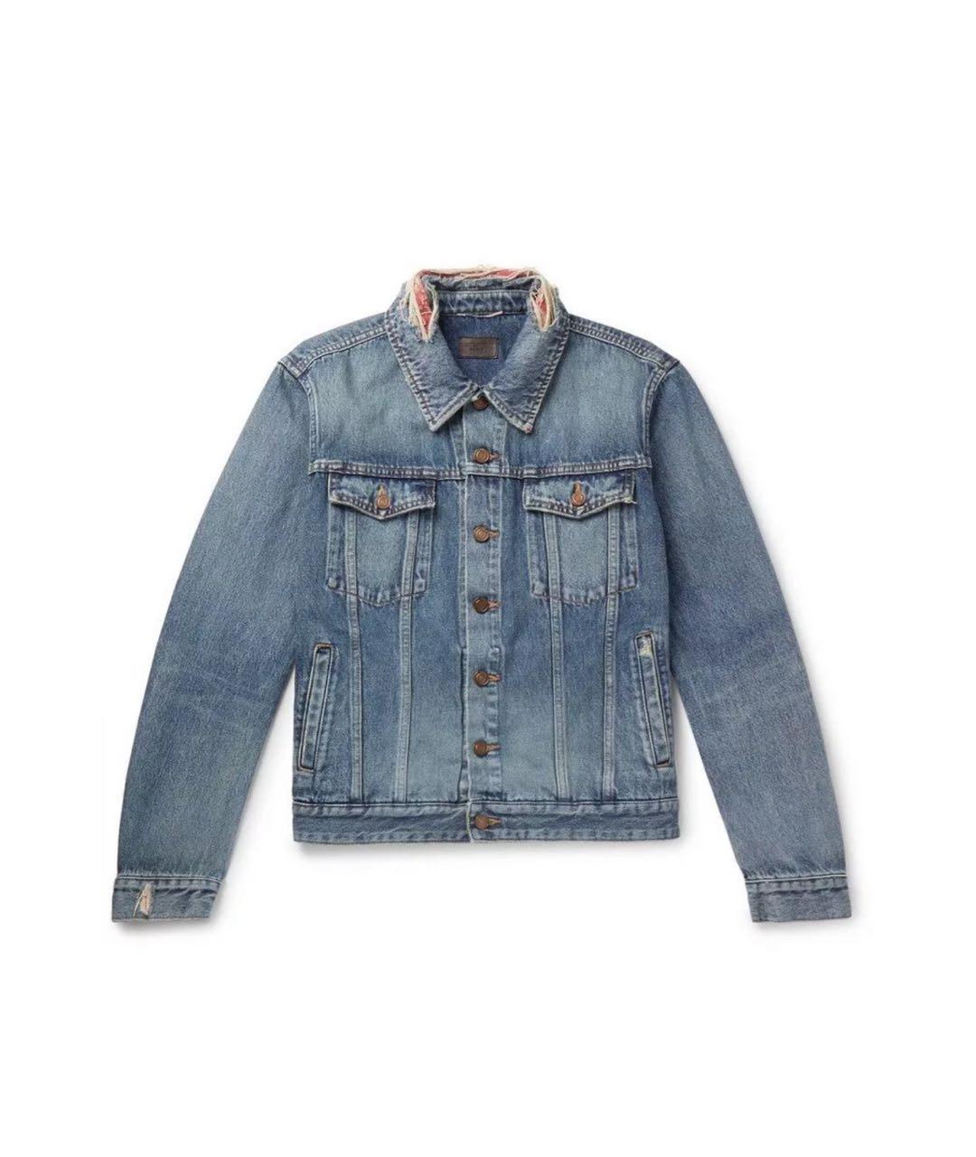 SAINT LAURENT Черная деним куртка, фото 9