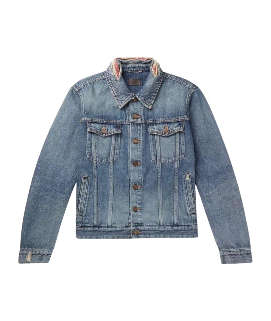 SAINT LAURENT Черная деним куртка, фото 1