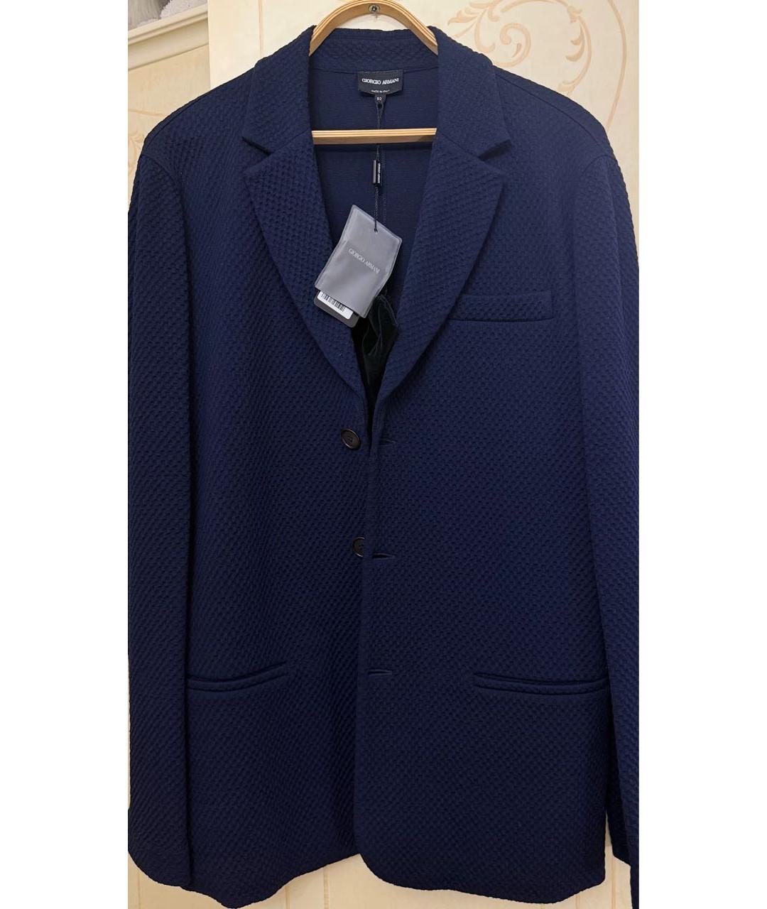 GIORGIO ARMANI Темно-синий пиджак, фото 9