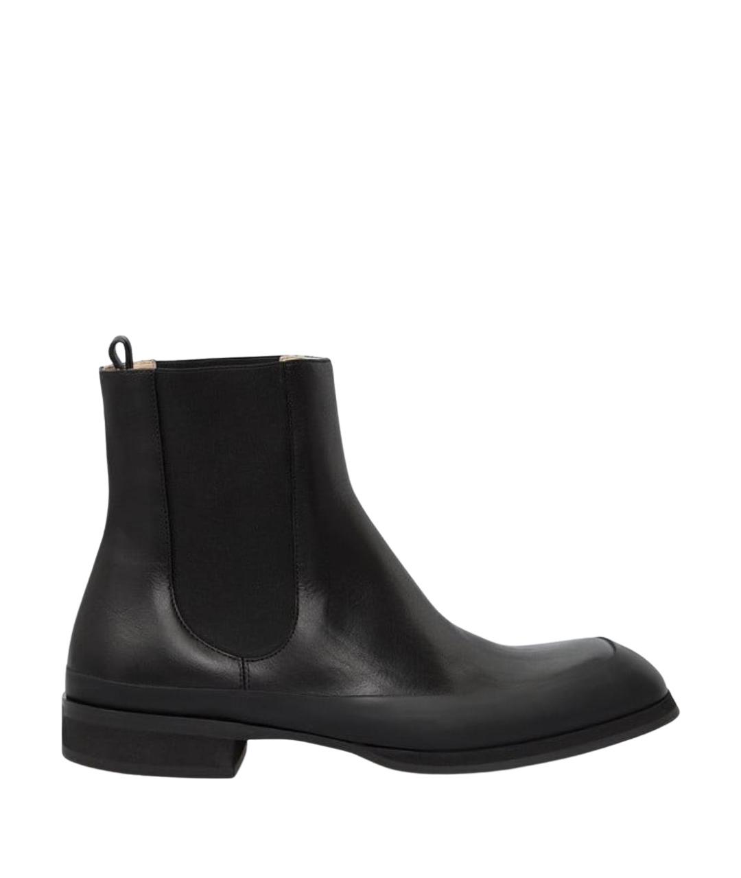 THE ROW Черные кожаные полусапоги, фото 1