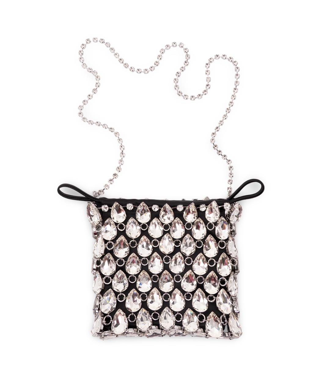 SELF-PORTRAIT Серебряная сумка с короткими ручками, фото 1