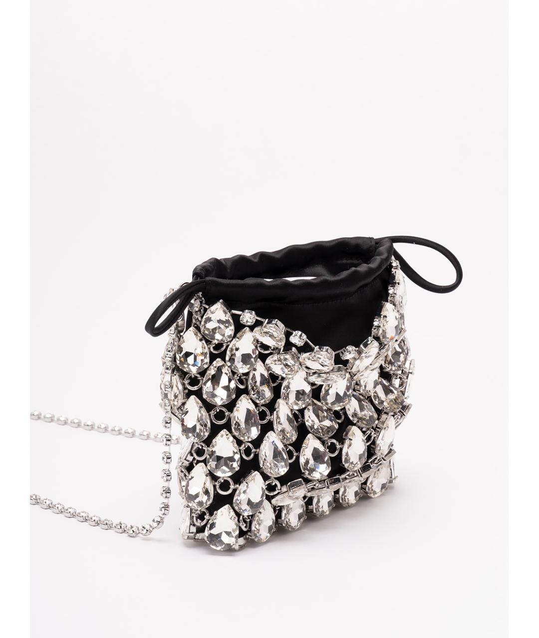 SELF-PORTRAIT Серебряная сумка с короткими ручками, фото 2